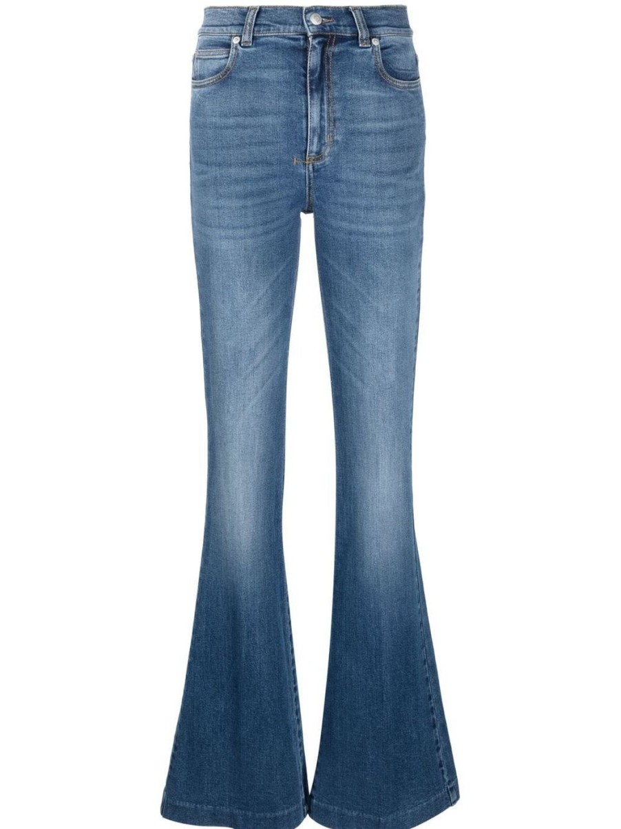 Damen ALEXANDER MCQUEEN Hosen & Jumpsuits | Bootcut Stretch-Jeans