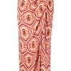 Damen ETRO Rocke | Sarong-Rock Mit Grafikdruck In Orange