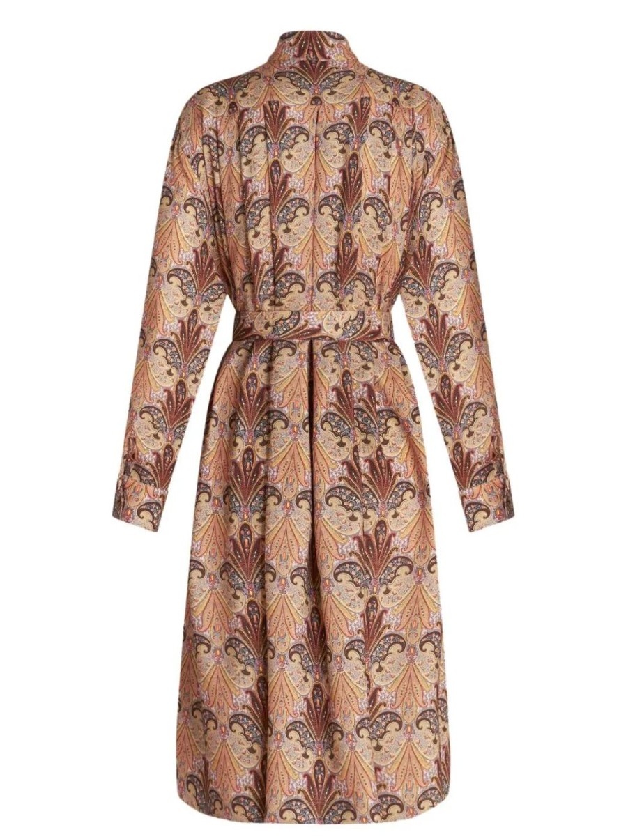 Damen ETRO Kleider | Paisley Midi-Hemdkleid