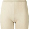 Damen JACQUEMUS Shorts | Arancia Shorts Aus Rippstrick In Beige