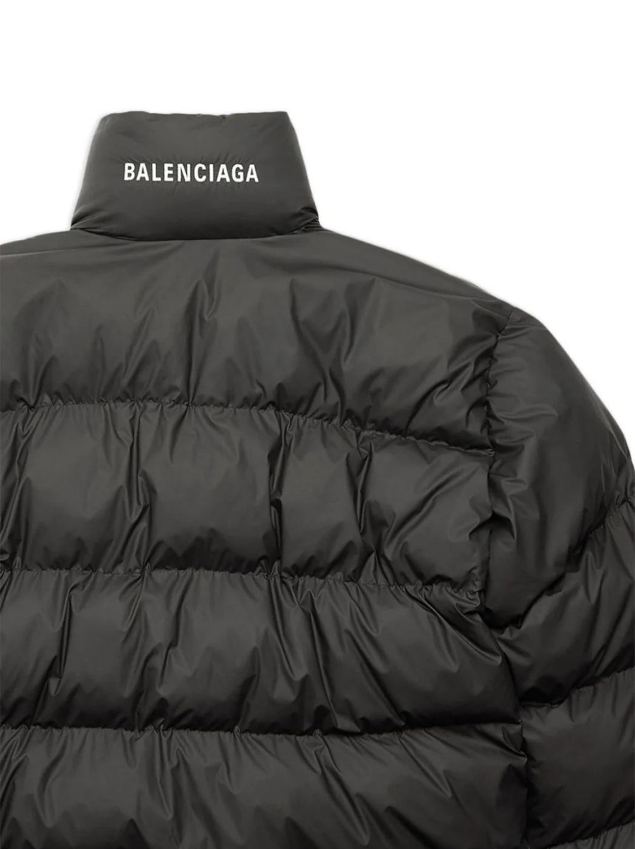 Herren BALENCIAGA Jacken & Westen | Gefutterte Jacke Mit Logo-Print