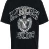 Herren BALENCIAGA T-Shirts & Polo-Shirts | Medium Fit Logo T-Shirt