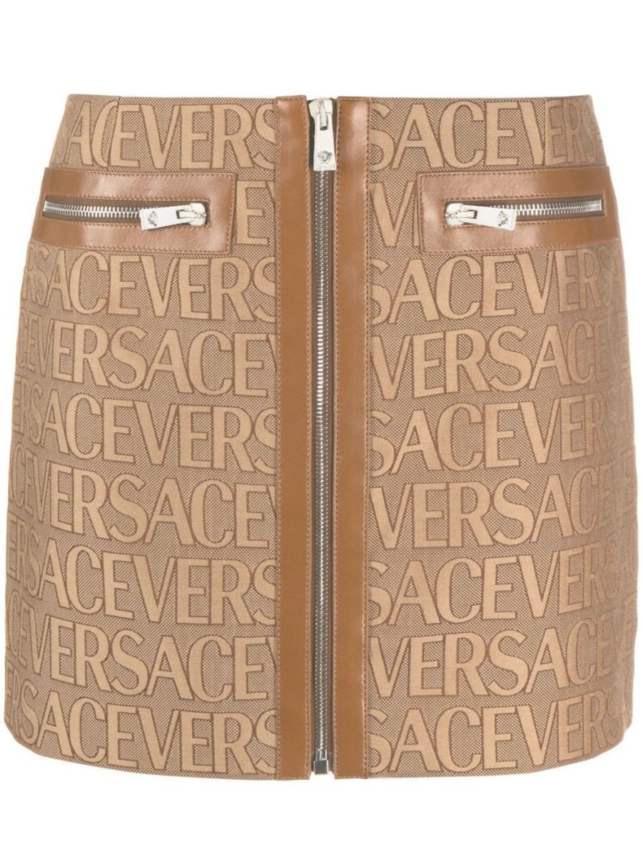 Damen VERSACE Rocke | Allover Minirock