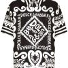 Herren DOLCE & GABBANA Hemden | Seidenhemd Mit Hawaii-Print