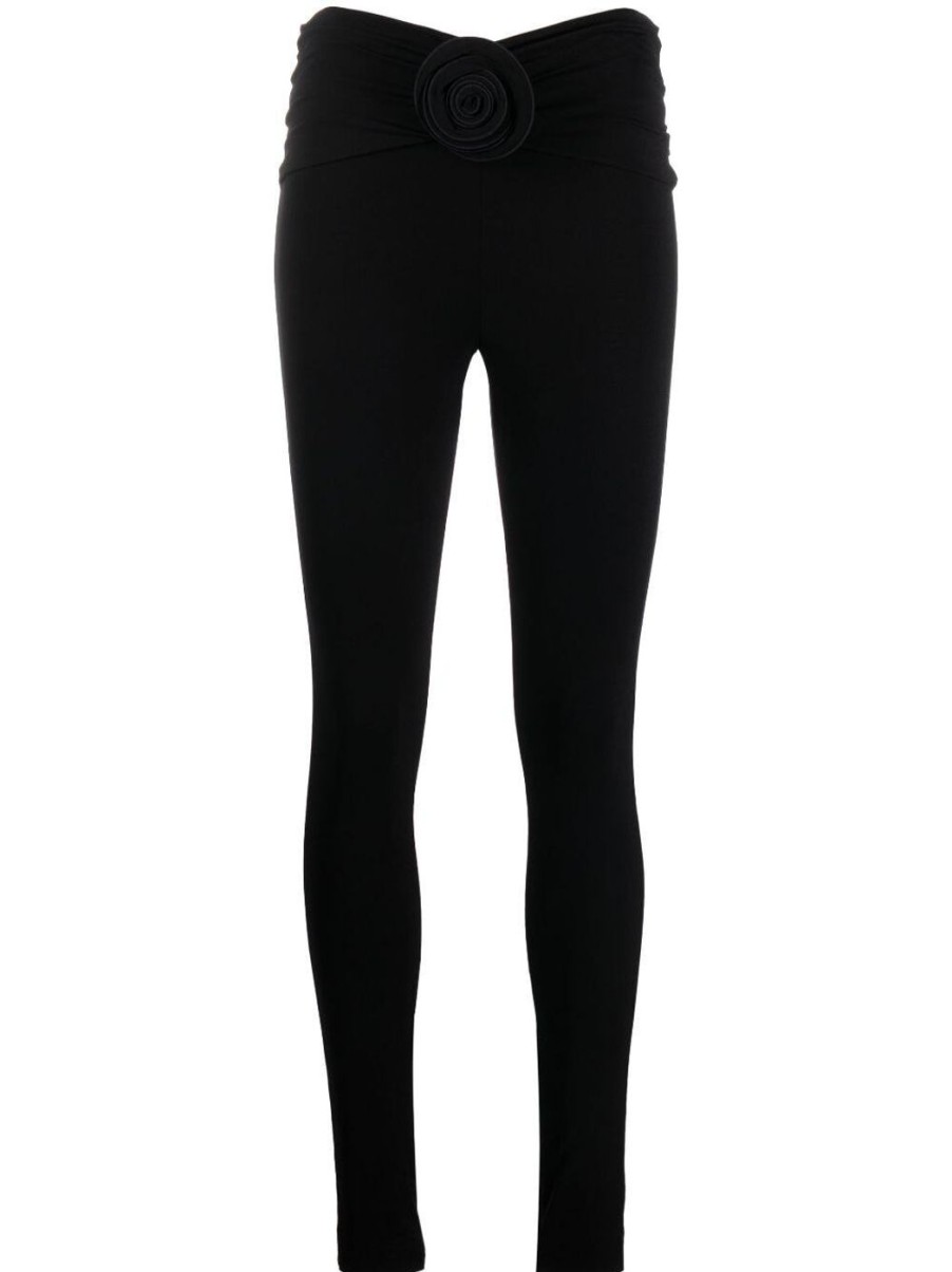 Damen MAGDA BUTRYM Leggings | Leggins Mit Blumenapplikation