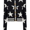 Damen BALMAIN Strick | Stern Strickjacke