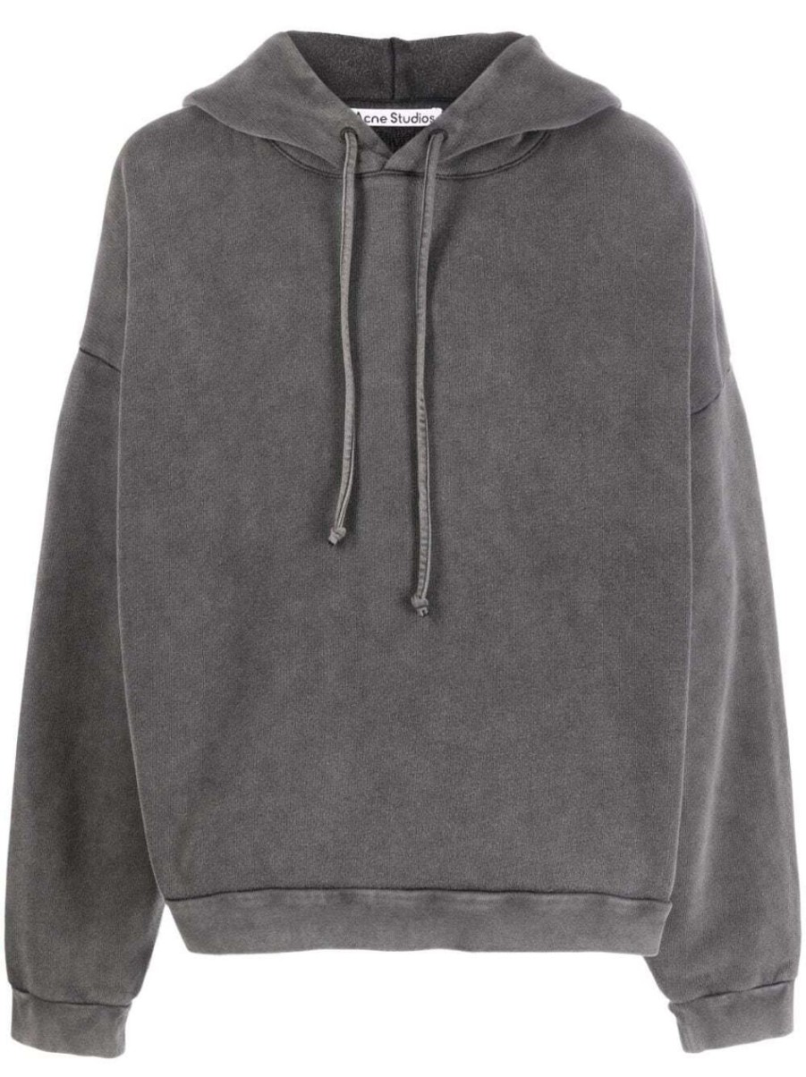 Damen ACNE STUDIOS Sweatshirts & Hoodies | Hoodie Mit Logo-Stickerei