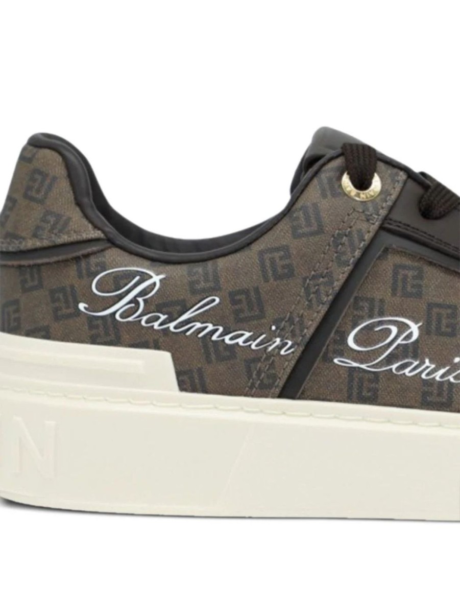 Damen BALMAIN Sneakers | B-Court Monogramm Sneakers