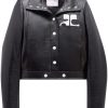 Damen COURRÈGES Leder | Reedition Vinyl Jacke