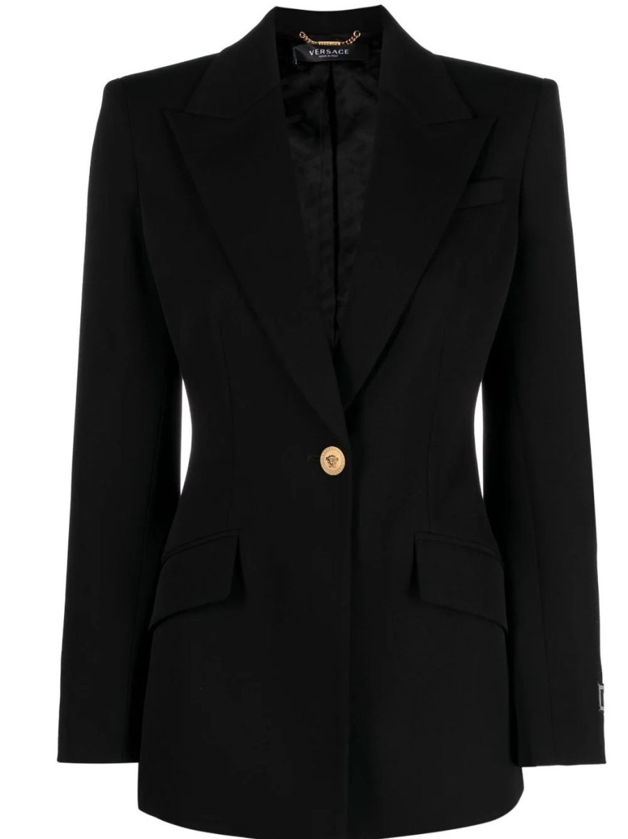 Damen VERSACE Blazer | Einreihiger Blazer