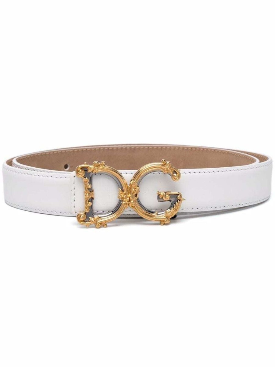 Damen DOLCE & GABBANA Gurtel | Barocker Dg-Logo-Gurtel