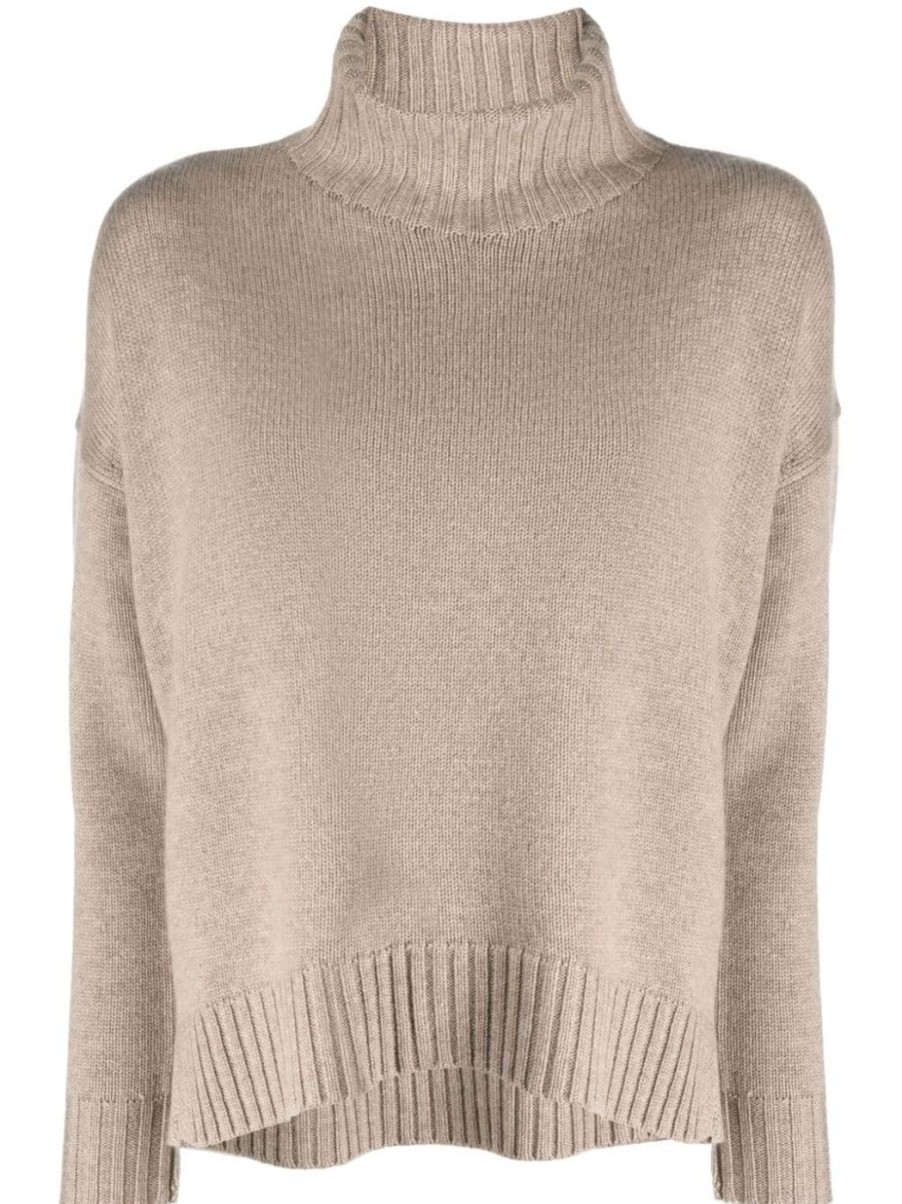 Damen MAX MARA Strick | Rollkragenpullover Mit Rippenstruktur