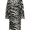 Damen ALAÏA Mantel | Zebra Trenchcoat