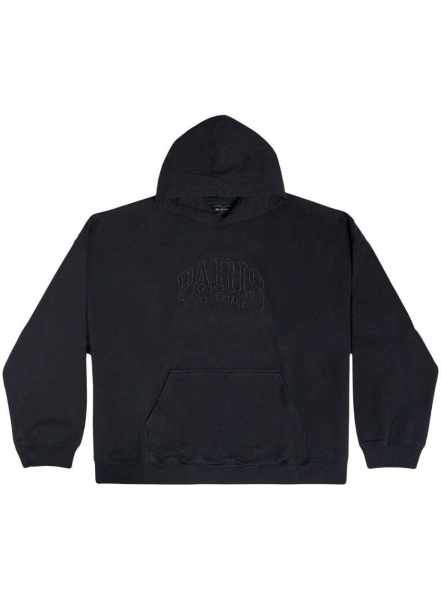 Herren BALENCIAGA Sweatshirts & Hoodies | Cities Paris Oversized Hoodie