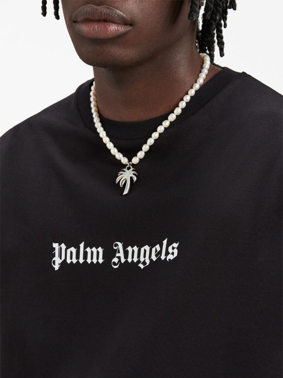 Herren PALM ANGELS T-Shirts & Polo-Shirts | Logo T-Shirt