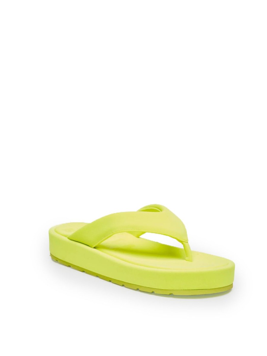 Damen BETTINA VERMILLON Flip Flops & Zehensandalen | Anastasia Flip-Flops In Neongelb