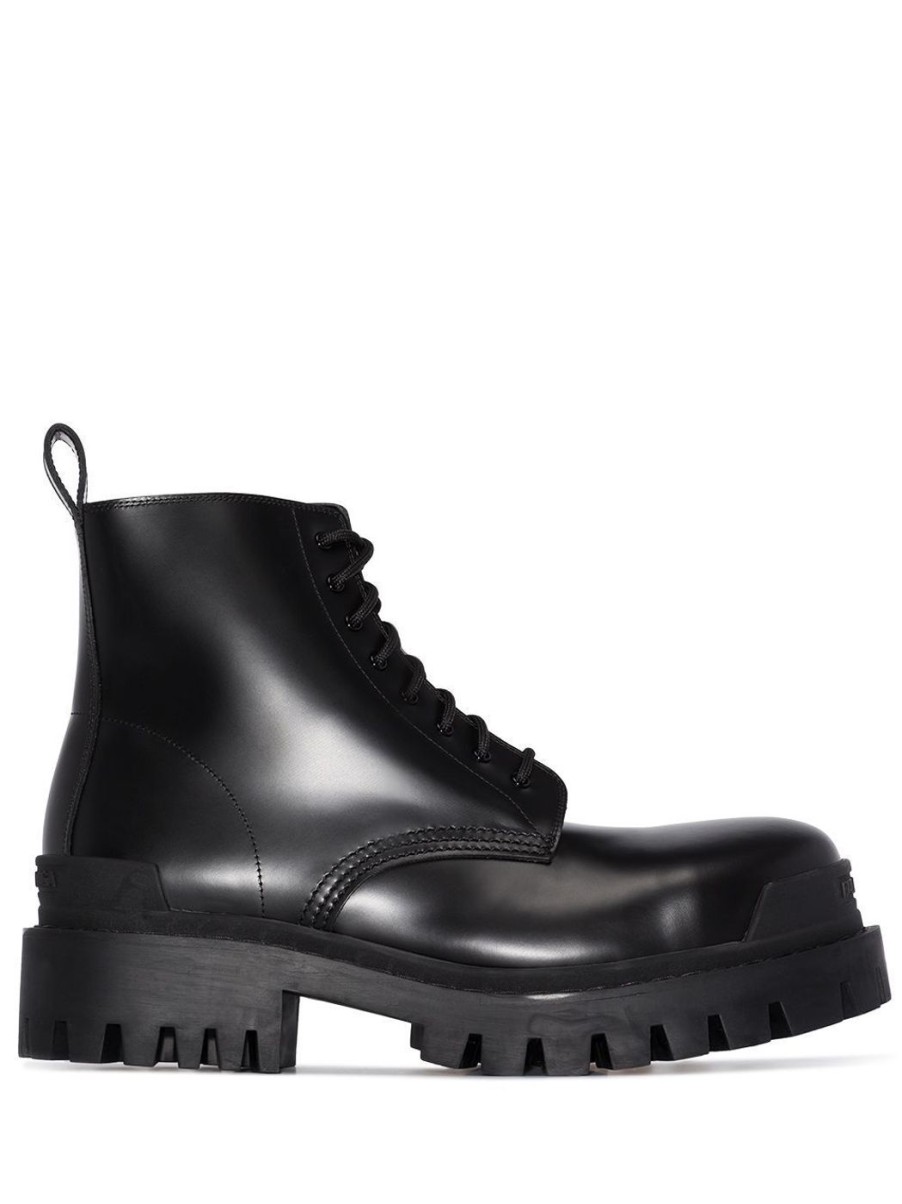 Herren BALENCIAGA Boots | Strike Schnurstiefel