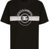 Herren DOLCE & GABBANA T-Shirts & Polo-Shirts | T-Shirt Mit Logo-Print