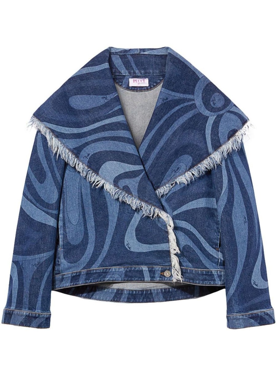 Damen PUCCI Denim | Denim Jacke