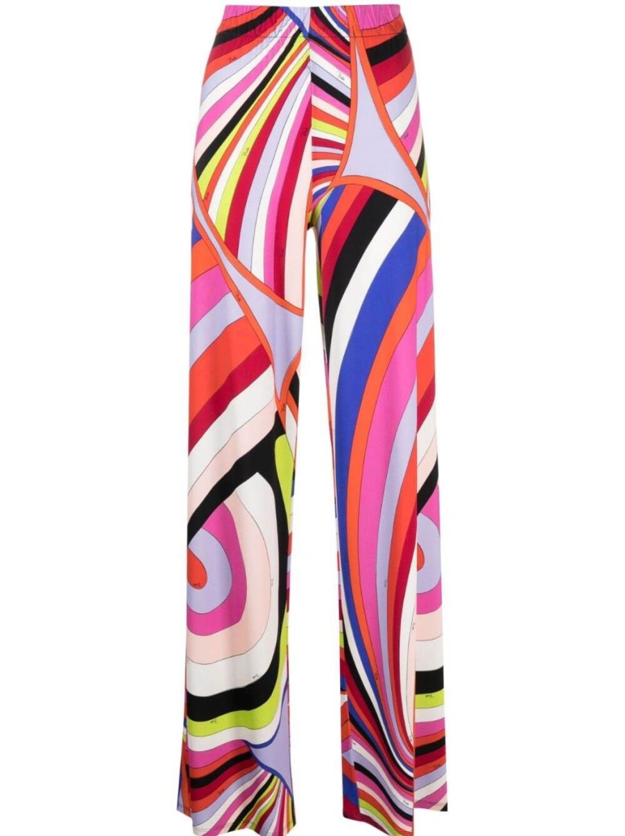 Damen PUCCI Hosen & Jumpsuits | Hose Mit Iride-Print