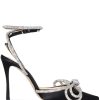 Damen MACH&MACH Hohe Sandalen | Double Bow High Heels 110 Mm