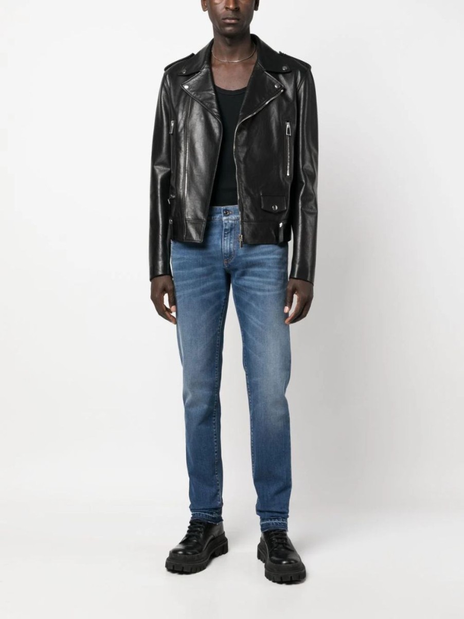 Herren DOLCE & GABBANA Denim | Halbhohe Skinny-Jeans