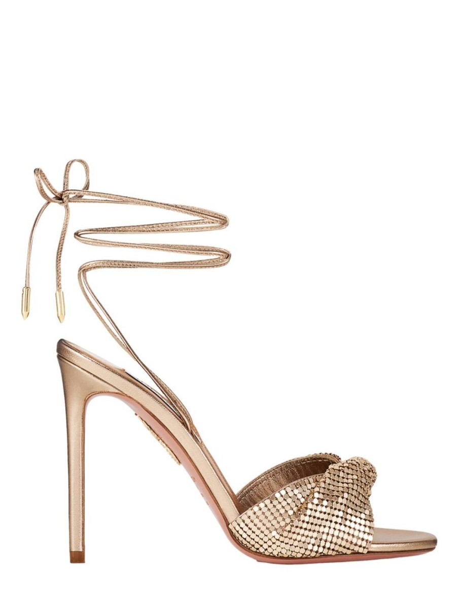 Damen AQUAZZURA Hohe Sandalen | Twist Sandale 105 Mm