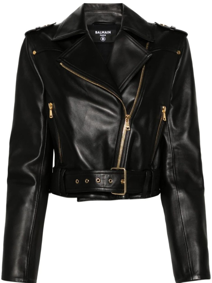 Damen BALMAIN Leder | Lederjacke