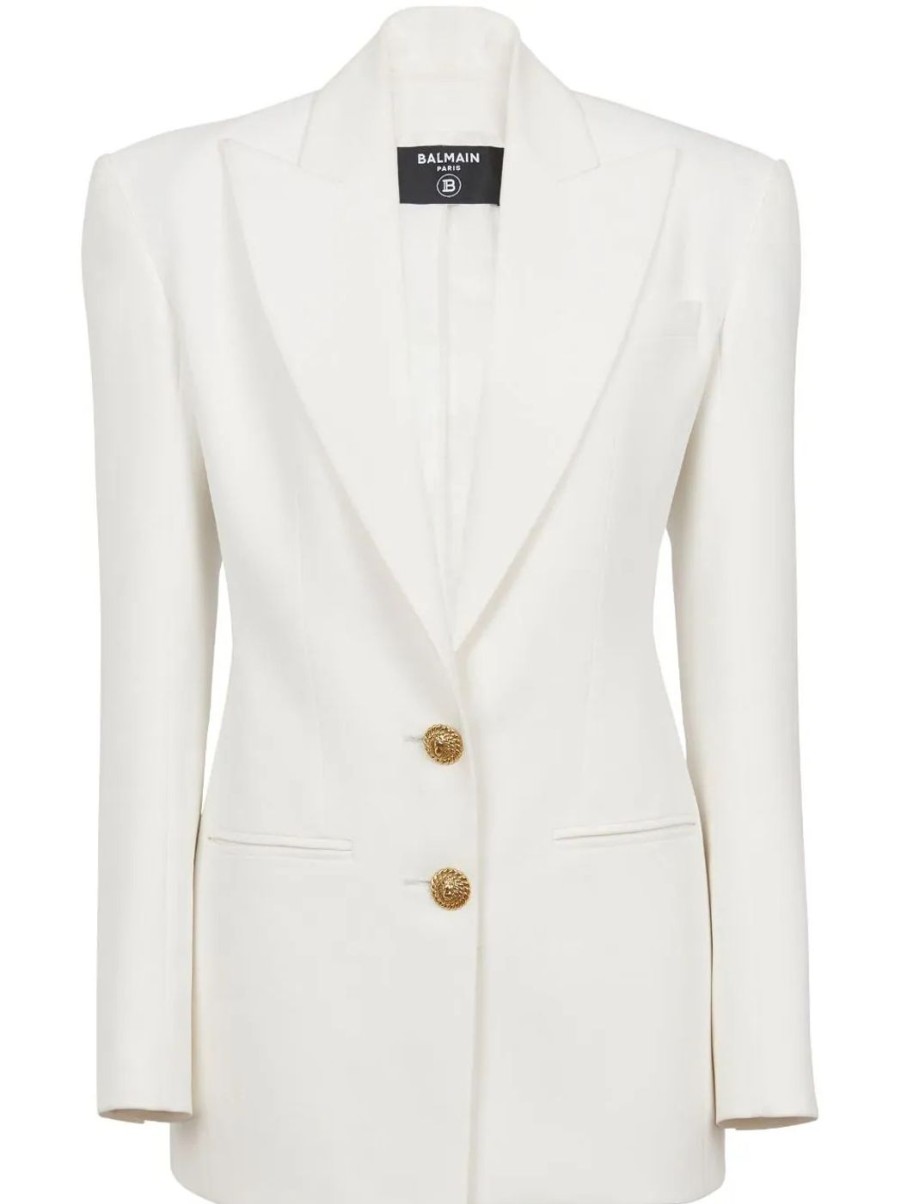 Damen BALMAIN Blazer | Crepe Blazer