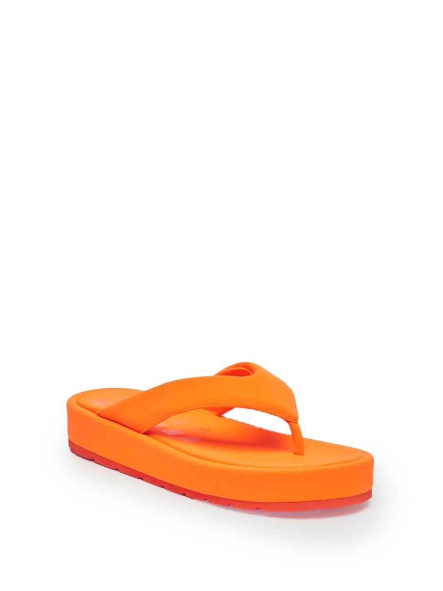 Damen BETTINA VERMILLON Flip Flops & Zehensandalen | Anastasia Flip-Flops In Neonorange