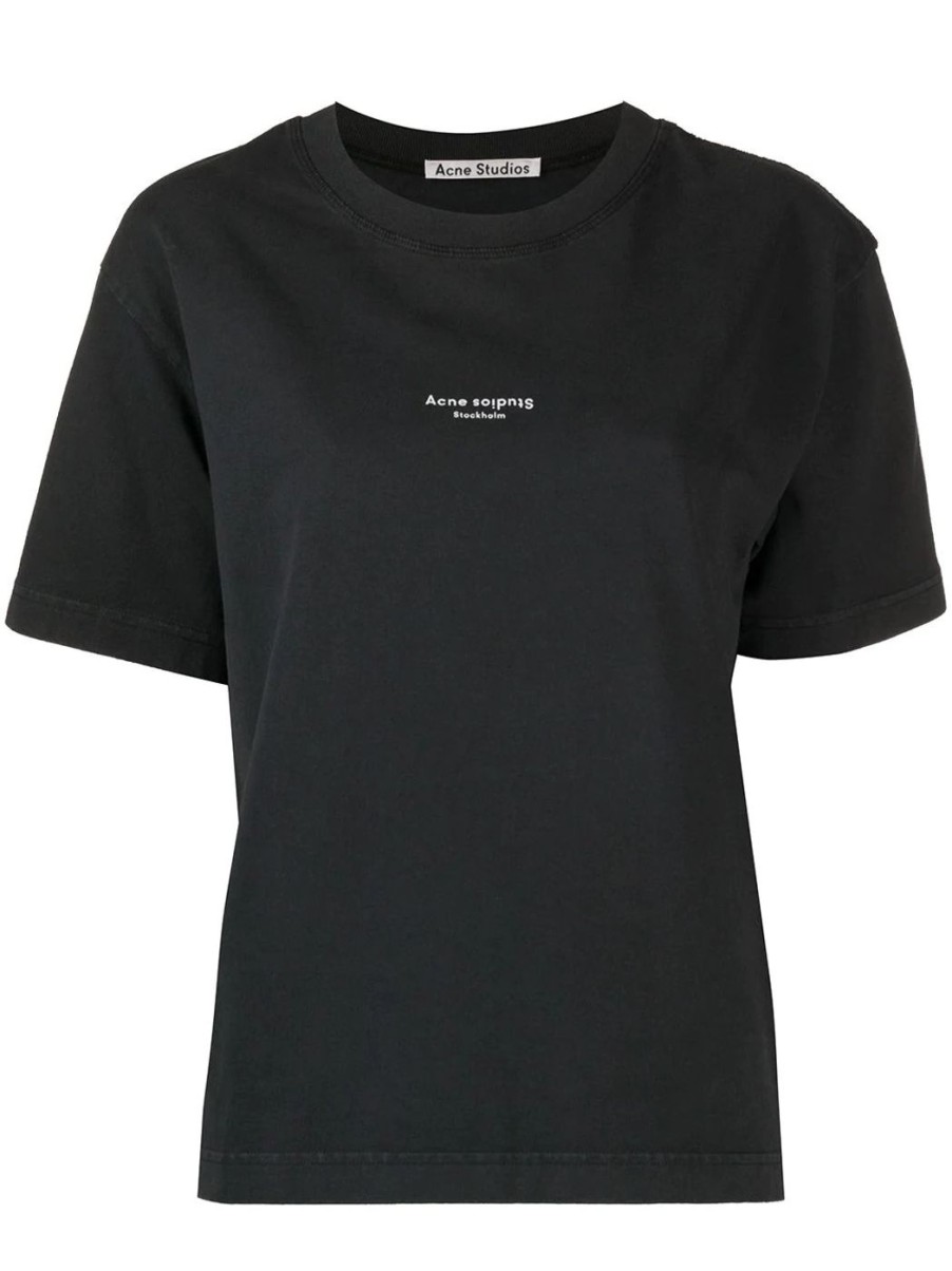 Damen ACNE STUDIOS T-Shirts | Reverse Logo T-Shirt