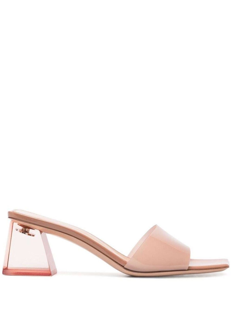 Damen GIANVITO ROSSI Mules Hoch | Cosmic Mule Mit Glas-Heel