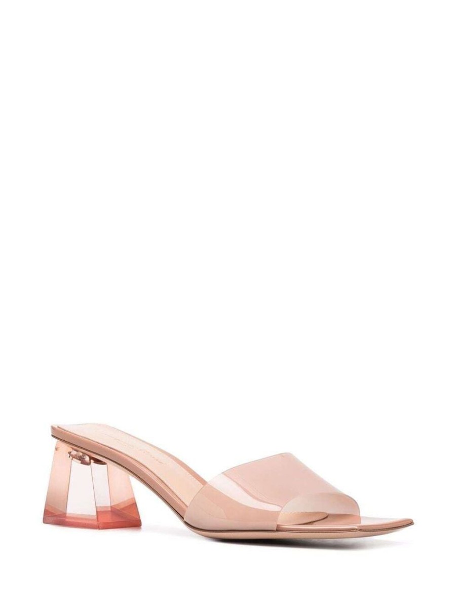 Damen GIANVITO ROSSI Mules Hoch | Cosmic Mule Mit Glas-Heel