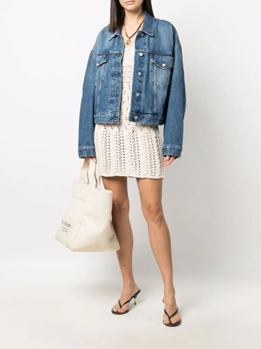 Damen ACNE STUDIOS Denim | Cropped Jeansjacke