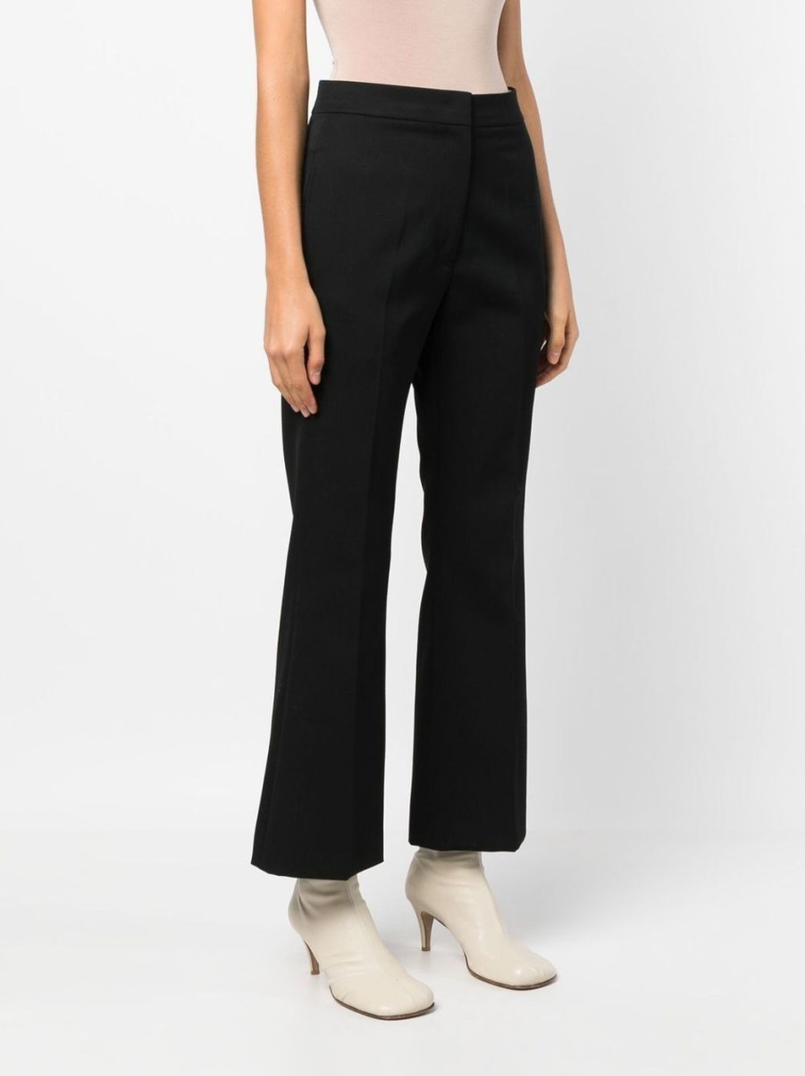 Damen JIL SANDER Hosen & Jumpsuits | Cropped-Hose Mit Hohem Bund