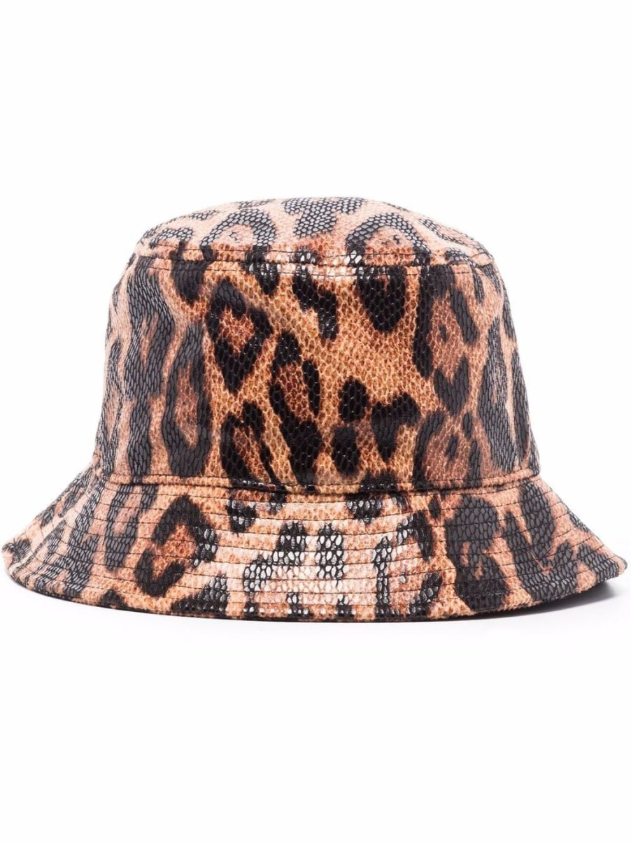 Damen STAND STUDIO Mutzen & Hute | Bucket Hat "Vida" Mit Leopardenmuster