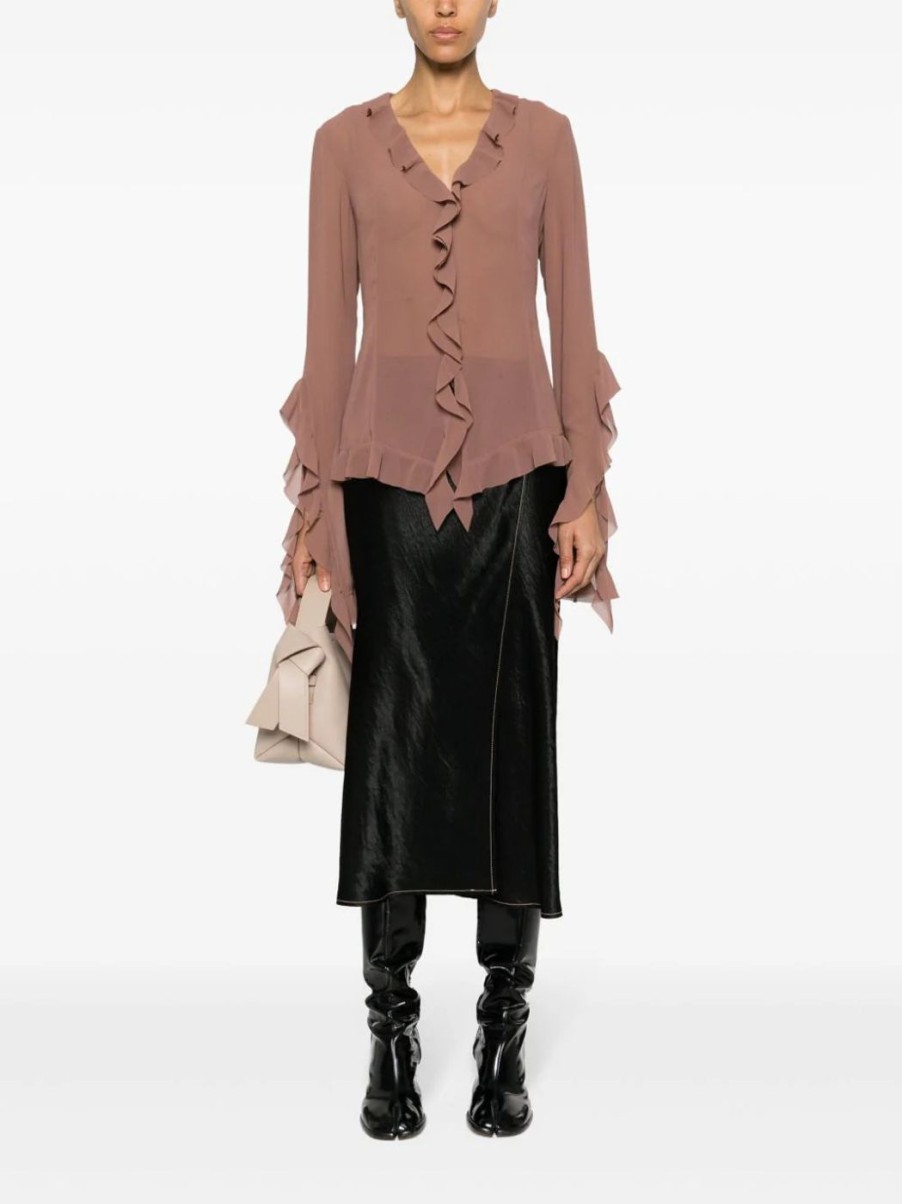 Damen ACNE STUDIOS Rocke | Gewickelter Midirock