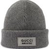 Damen GUCCI Mutzen & Hute | Gestrickte Mutze Mit Logo-Patch