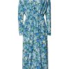 Damen MAGDA BUTRYM Kleider | Kleid Mit Blauem Blumenprint