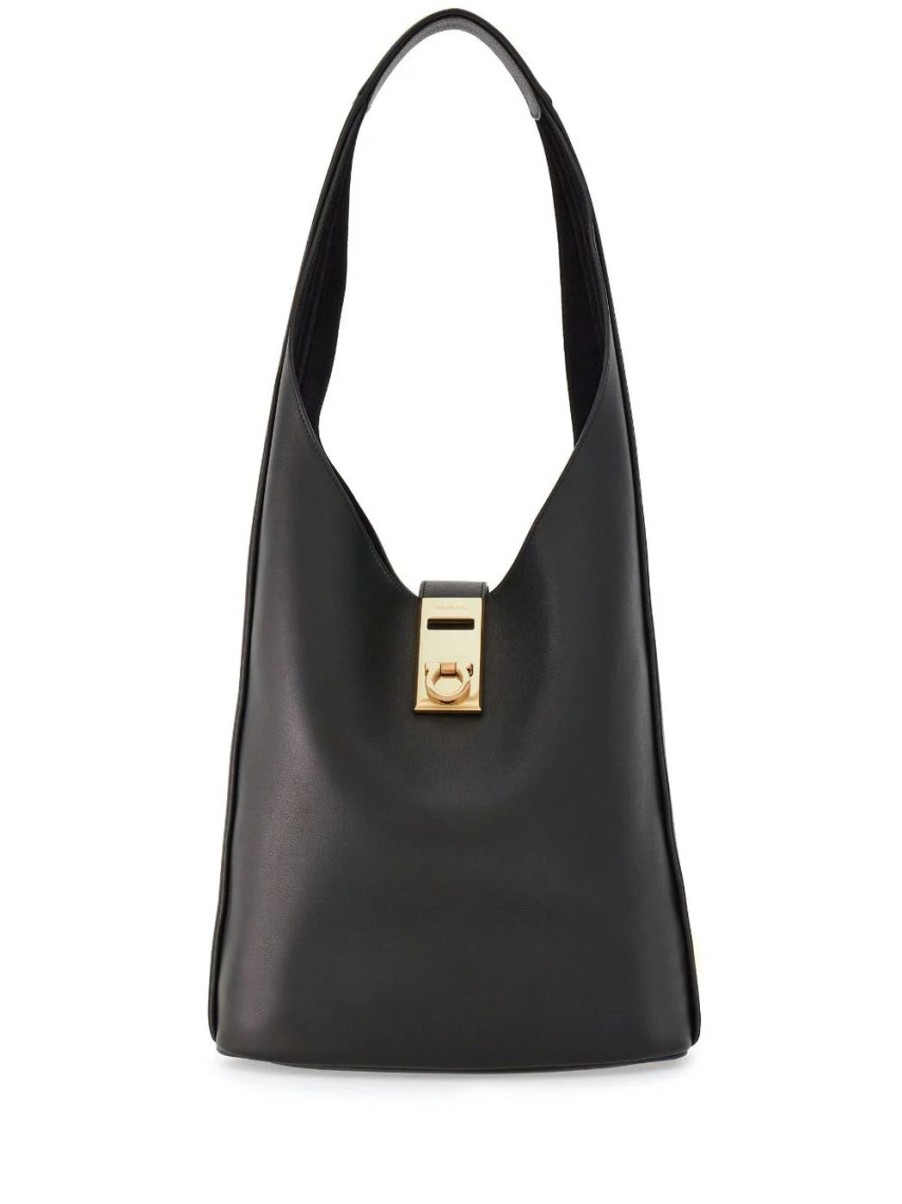 Damen FERRAGAMO Schultertaschen | Large Hobo Tasche