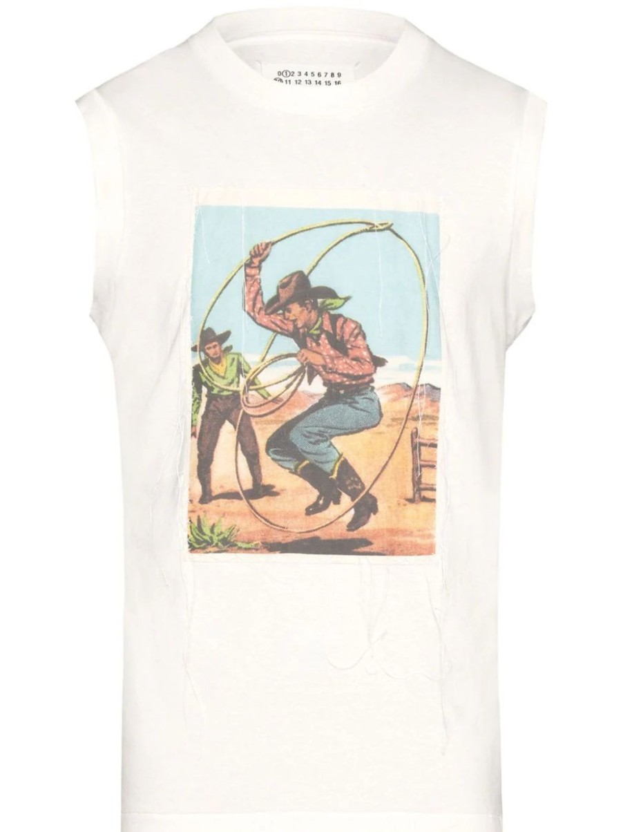 Damen MAISON MARGIELA T-Shirts | Cowboy Tanktop