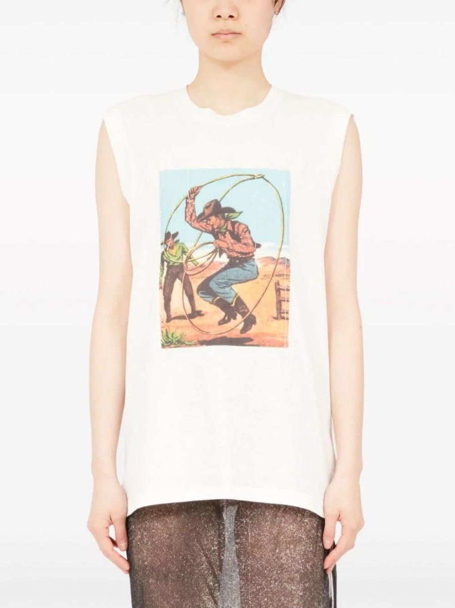 Damen MAISON MARGIELA T-Shirts | Cowboy Tanktop