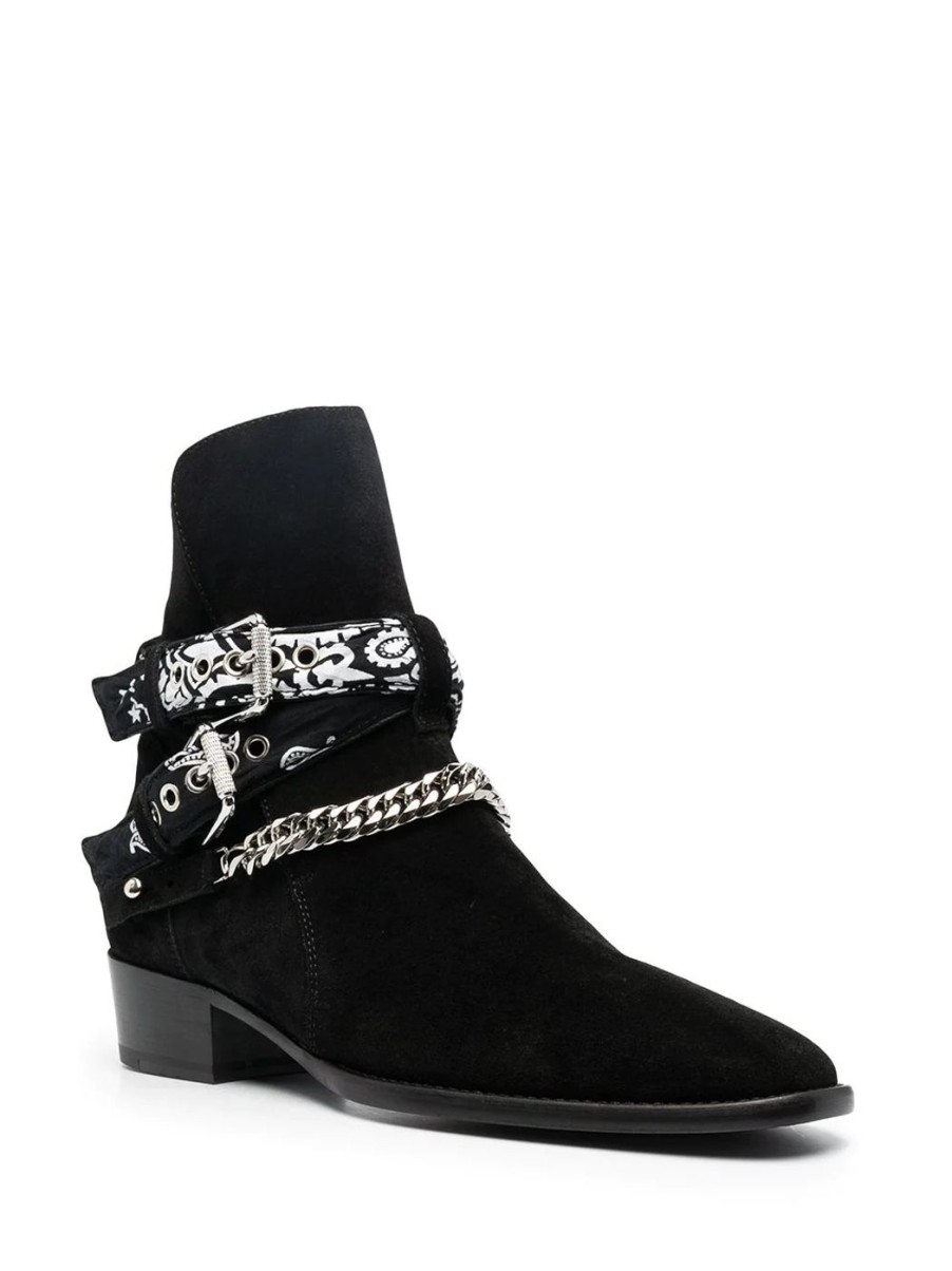 Herren AMIRI Boots | Ankle Boots Bandana Buckle In Schwarz