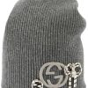 Damen GUCCI Mutzen & Hute | Wollbeanie Mit Gg-Motiv