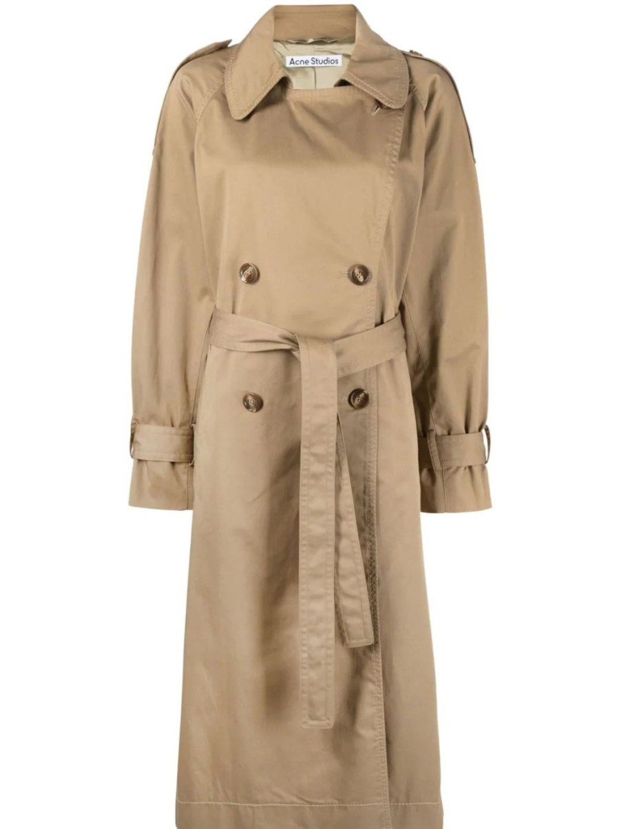 Damen ACNE STUDIOS Mantel | Doppelreihiger Trenchcoat