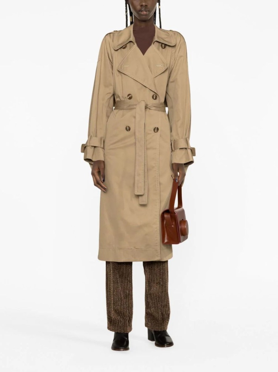 Damen ACNE STUDIOS Mantel | Doppelreihiger Trenchcoat