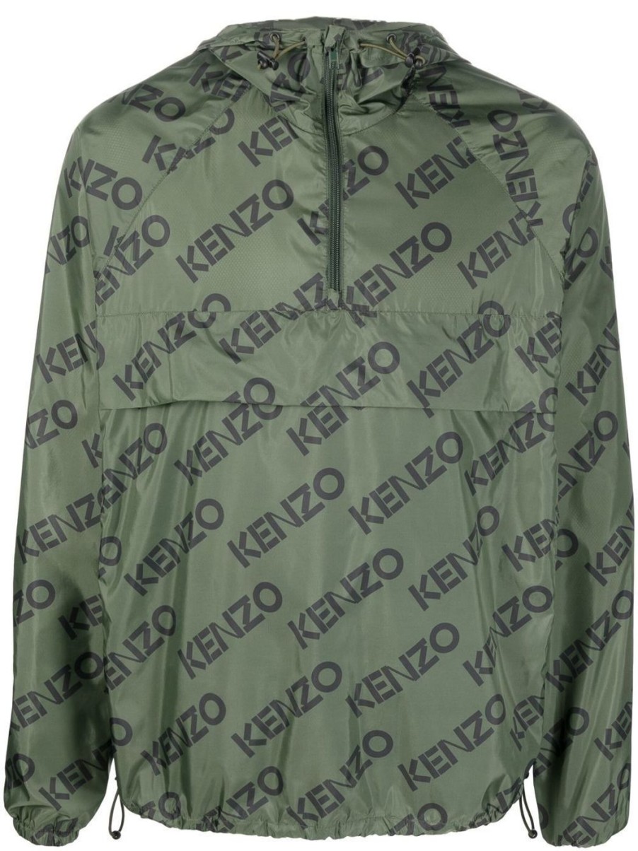 Herren KENZO Jacken & Westen | Windbreaker In Khaki