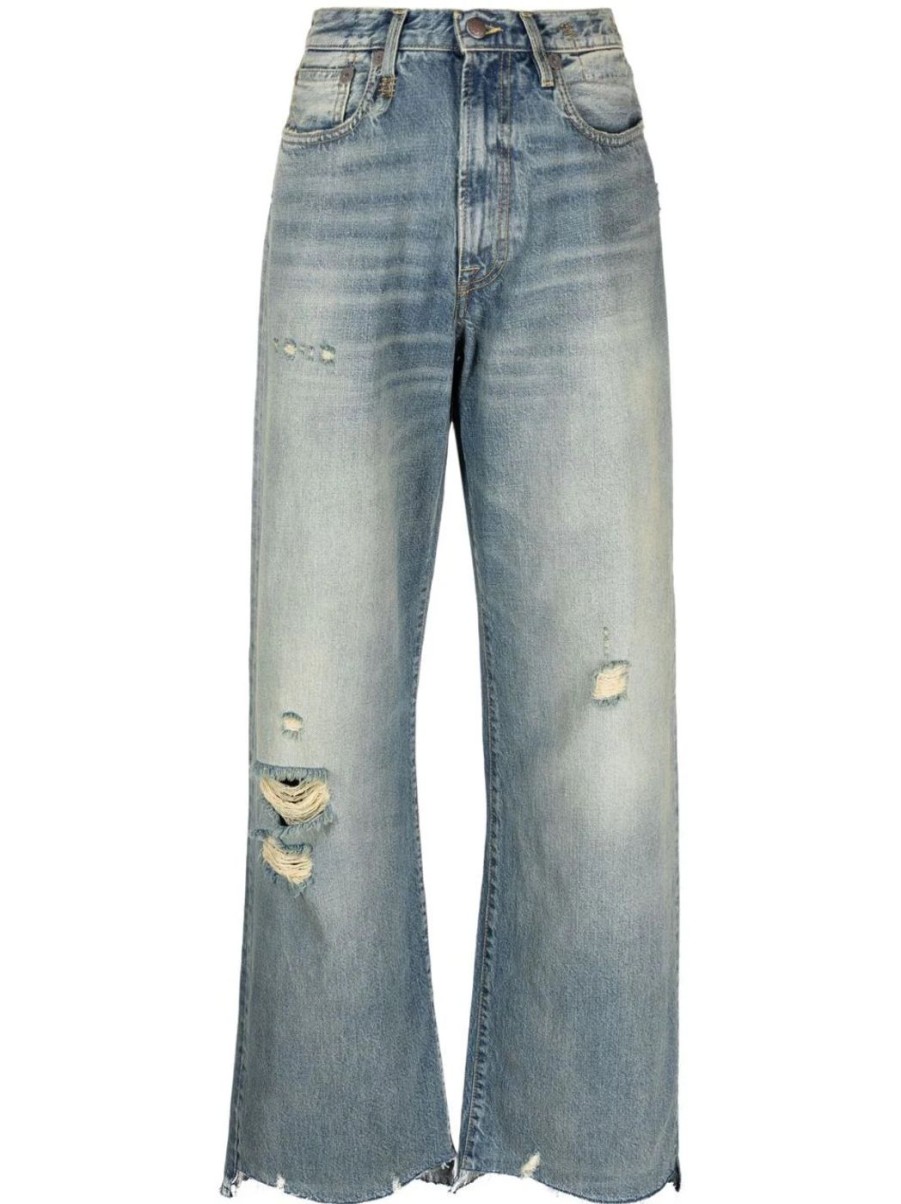 Damen R13 Denim | D'Arcy Jeans Mit Weitem Bein