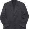 Herren BALENCIAGA Sakkos & Anzuge | Blazer Mit Hahnentrittmuster