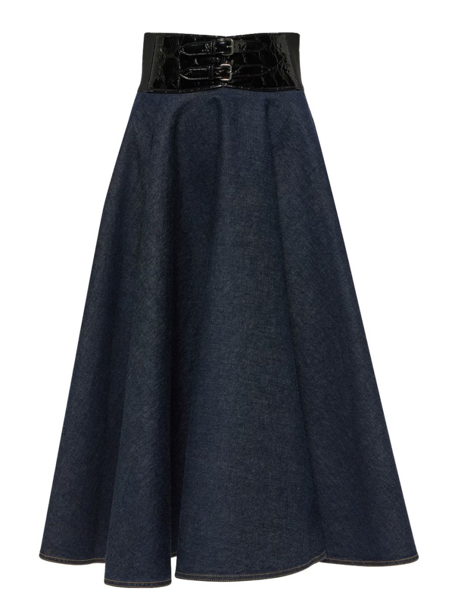 Damen ALAÏA Rocke | Denim Skirt